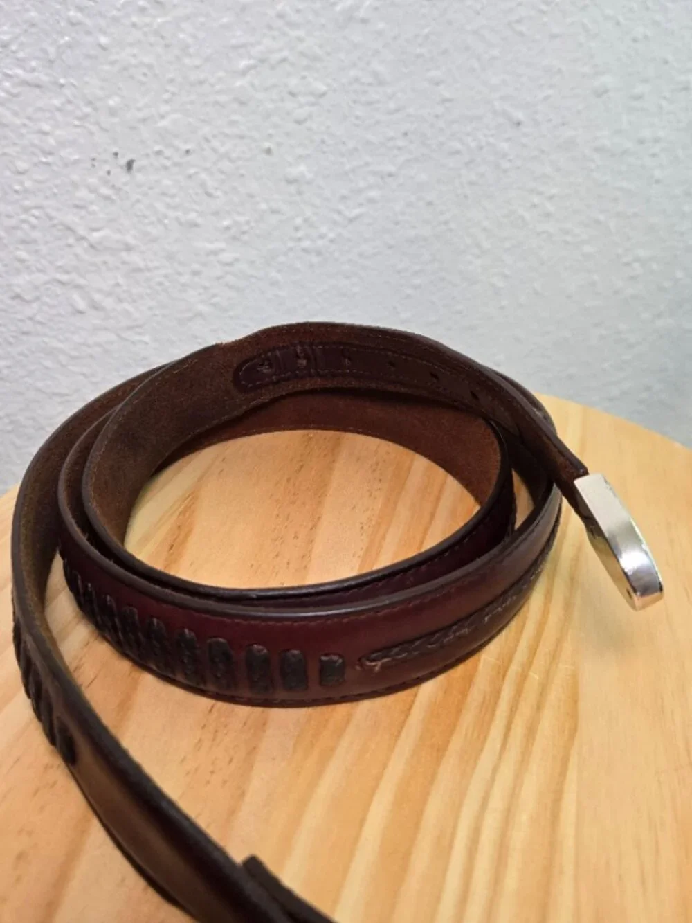 Vintage Brighton Salina Taper Belt- Rare Size 46